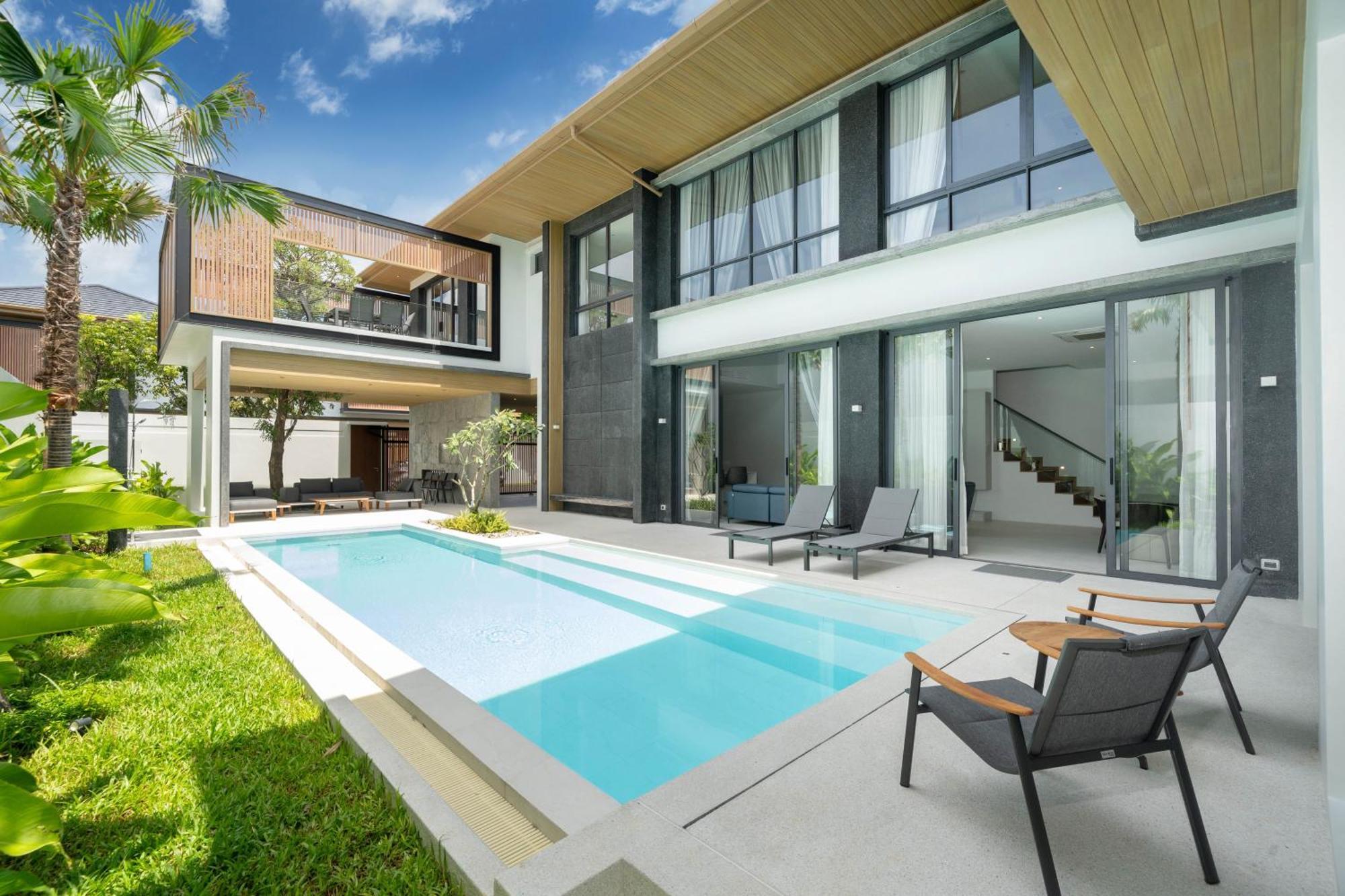 Exclusive & Luxurious 5Br Tropical Pool Villa Mouana Grande 96-3 บ้านบางคู ภายนอก รูปภาพ